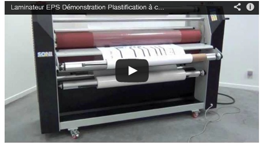 video laminateur eps distribution plastification à chaud